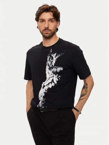 Armani Exchange Футболка XM000043 AF10334 MC015 Чорний Regular Fit Armani Exchange Футболка XM000043 AF10334 MC015 Чорний Regular Fit