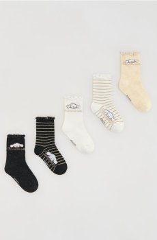 Reserved - Шкарпетки Cinnamoroll, 5 пар - різнобарвний - 633EB-MLC