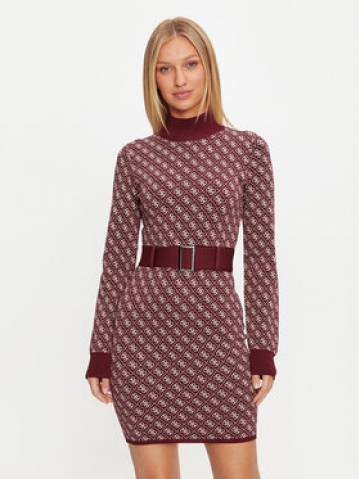 Guess Трикотажна сукня Lise W4BK43 Z37K0 Бордовий Regular Fit Guess Трикотажна сукня Lise W4BK43 Z37K0 Бордовий Regular Fit