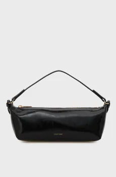 Женская черная сумка FOIL LOGO GLOSSY CONV Черный ONESIZE Calvin Klein LV04F3738G