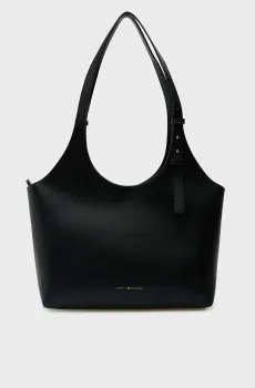 Женская черная сумка TOTE Черный ONESIZE Tommy Hilfiger AW0AW18232