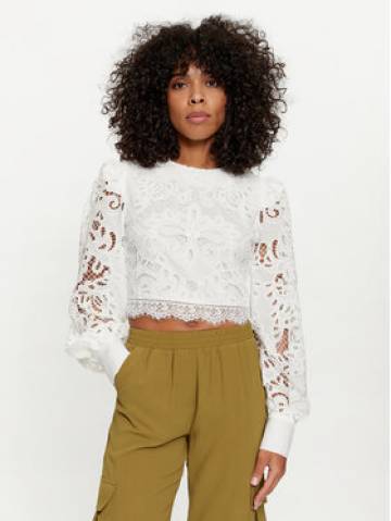 Silvian Heach Блузка GPP24224BL Білий Regular Fit Silvian Heach Блузка GPP24224BL Білий Regular Fit