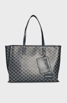 Женская темно-синяя сумка с узором VOYAGE Синий ONESIZE Karl Lagerfeld A1W30183