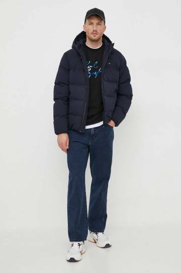 Куртка Tommy Hilfiger мужская цвет синий зимняя Куртка Tommy Hilfiger мужская цвет синий зимняя