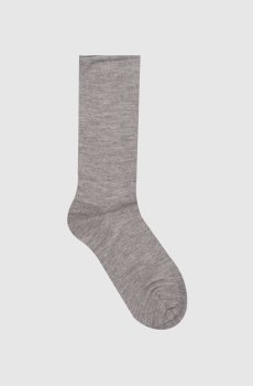 Серые носки с кашемиром