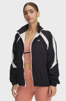 Женская черная ветровка Icon Crinkle Track Jacket Черный L Under Armour 6000278-001