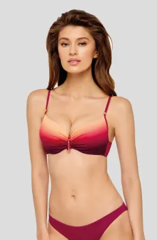 Женский лиф от купальника Бордовый 36B MARC&ANDRE L2019-Y-672