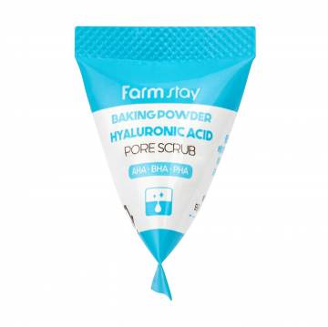 Скраб для лица FarmStay Baking Powder Hyaluronic Acid Pore Scrub с гиалуроновой кислотой, 7 г Скраб для лица FarmStay Baking Powder Hyaluronic Acid Pore Scrub с гиалуроновой кислотой, 7 г