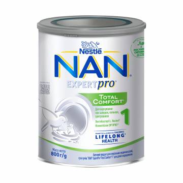 Молочная сухая смесь для специальных медицинских целей NAN Total Comfort 1 с рождения, 800 г