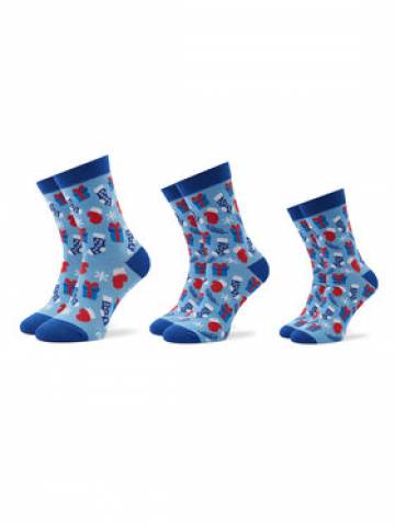 Rainbow Socks Набір з 3 пар низьких шкарпеток unisex Xmas Balls Голубий Rainbow Socks Набір з 3 пар низьких шкарпеток unisex Xmas Balls Голубий