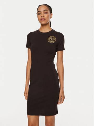 Versace Jeans Couture Повсякденна сукня 77HAOT00 Чорний Regular Fit Versace Jeans Couture Повсякденна сукня 77HAOT00 Чорний Regular Fit
