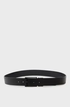 Мужской черный кожаный двусторонний ремень LAYTON Черный 105 Tommy Hilfiger AM0AM13957