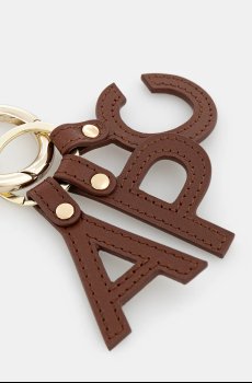 Кожаный брелок A.P.C. porte-cles lettres
