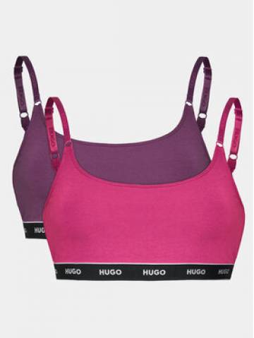 Hugo Набір з 2 бюстгальтерів-топів Twin Bralette 50480158 Рожевий Hugo Набір з 2 бюстгальтерів-топів Twin Bralette 50480158 Рожевий