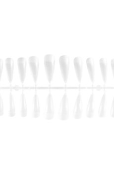 Геловые типсы для наращивания ногтей DNKa Professional Nail Gel Tips L-Stilleto длинный стилет, размер 24, 240 шт