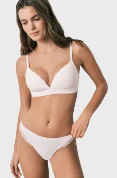 Женские белые трусики Белый L womensecret 4633541