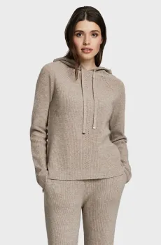 Женское бежевое кашемировое худи Бежевый 42 MARC&ANDRE W23-00CH0614