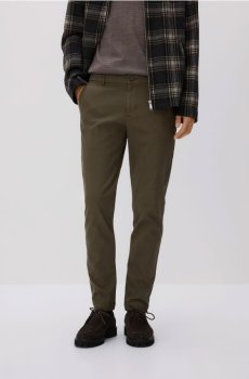 Reserved - Картаті штани-чиноси - пильно-коричневий - 526GC-98X