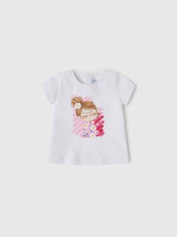 Mayoral Футболка 1033 Білий Regular Fit Mayoral Футболка 1033 Білий Regular Fit