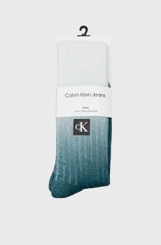 Мужские бирюзовые носки GRADIENT PRINT Бирюзовый ONESIZE Calvin Klein 701224425