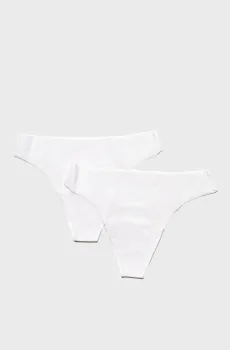 Женские белые трусики (2 шт) Белый L womensecret 7683089