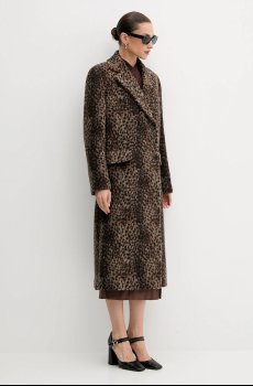 Пальто с шерстью MSGM