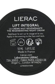 Восстанавливающий ночной крем для лица Lierac Lift Integral The Regenerating Night Cream Refill, 50 мл (сменный блок)