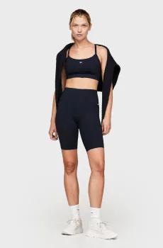 Женские темно-синие велосипедки ESSENTIALS HW FLAG FITTED Синий M Tommy Hilfiger WW0WW41112