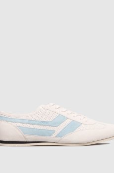 Белые замшевые кроссовки Brook