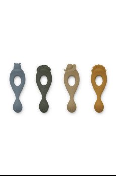Набор ложек для детей Liewood Liva silicone spoon 4-pack 4 шт