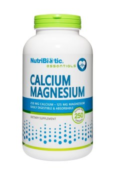 Кальций и магний NutriBiotic Essentials Calcium Magnesium, 250 капсул