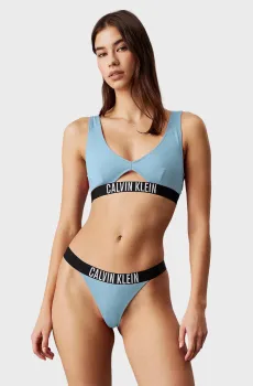 Женские голубые трусики от купальника BRAZILIAN Голубой XS Calvin Klein LV00Q62857