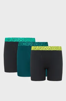 Мужские боксеры (3 шт) UA PERFORMANCE COTTON - SOLID 6 Разноцветный L Under Armour 1383889-007