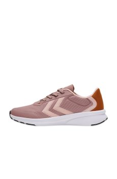 hummel Women Pink & White Mesh Walking Shoes