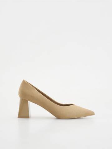 Reserved - Туфлі на блочних підборах - нюдовий - 122CQ-02X