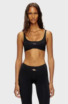 Женский черный топ Черный L Diesel A19354 0PJBA