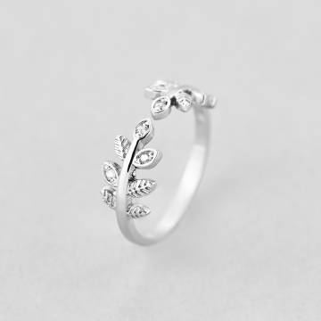 Серебряное кольцо Minimal ЛК-0320р/ЛК-11094 Серебряное кольцо Minimal ЛК-0320р/ЛК-11094