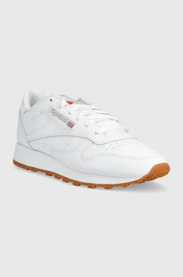 Кожаные кроссовки Reebok Classic GY0952 цвет белый GY0952.100008491-FWH/PGR/RB Кожаные кроссовки Reebok Classic GY0952 цвет белый GY0952.100008491-FWH/PGR/RB