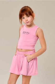 Спідниця-шорти - фуксія