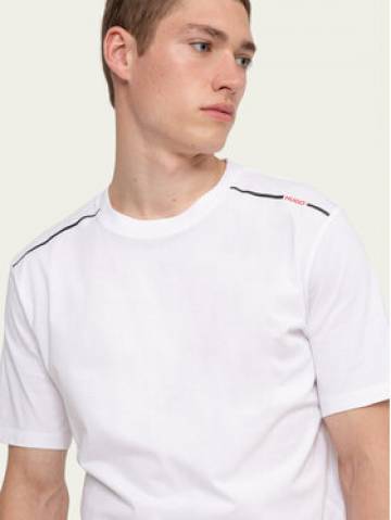 Hugo Футболка Dyrtid 50432062 Білий Regular Fit Hugo Футболка Dyrtid 50432062 Білий Regular Fit