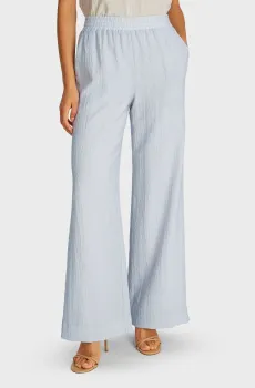 Женские светло-серые брюки CRINKLED ELASTIC WAIST Серый 34 Calvin Klein K20K208173