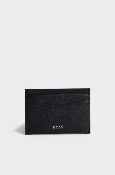 Мужской черный кардхолдер Черный ONESIZE BOSS 11363