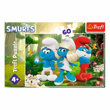 Пазл Trefl The Smurfs Зачарований ліс 60 елементів (17401)