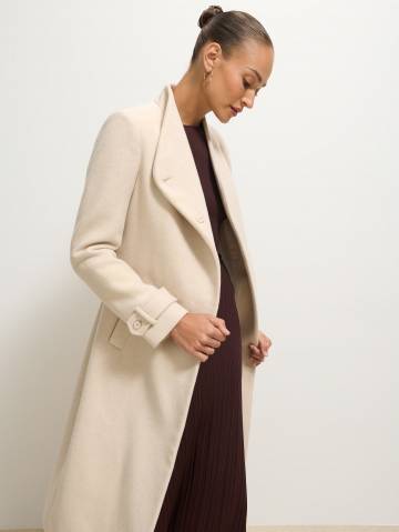 Mohito - Пальто з тканини з додаванням вовни - кремовий - 40