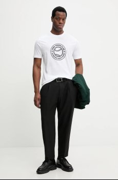 Хлопковая футболка BOSS Green TS_Join Logo