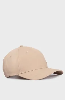 Женская бежевая кепка CK COTTON CAP Бежевый ONESIZE Calvin Klein K60K612000