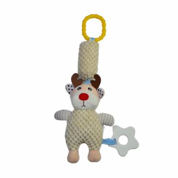 Мягкая игрушка-погремушка Lindo Олень, с рождения, 36*12*5 см (F 1015) Мягкая игрушка-погремушка Lindo Олень, с рождения, 36*12*5 см (F 1015)