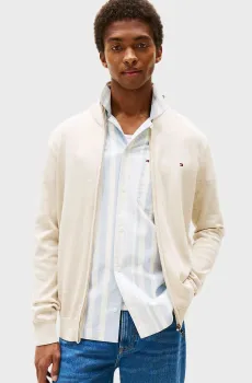 Мужской бежевый кардиган ESSENTIAL Бежевый M Tommy Hilfiger MW0MW36517