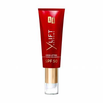 Лифтинг-крем для лица AA Y Lift Supreme SPF 50 Пептидно-коллагеновый, 50 мл Лифтинг-крем для лица AA Y Lift Supreme SPF 50 Пептидно-коллагеновый, 50 мл