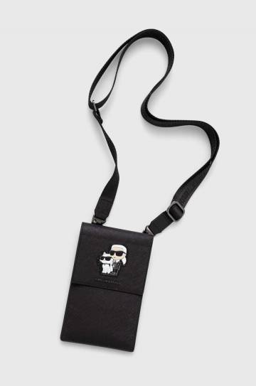 Чехол для телефона Karl Lagerfeld Torebka цвет чёрный Чехол для телефона Karl Lagerfeld Torebka цвет чёрный